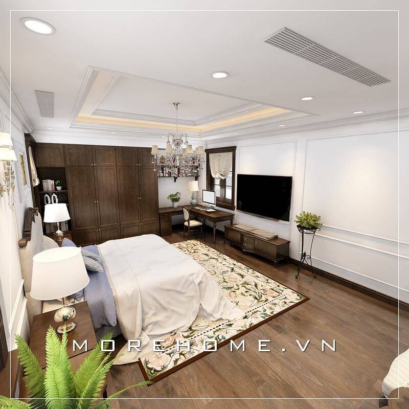 Tủ quần áo gỗ 4 cánh